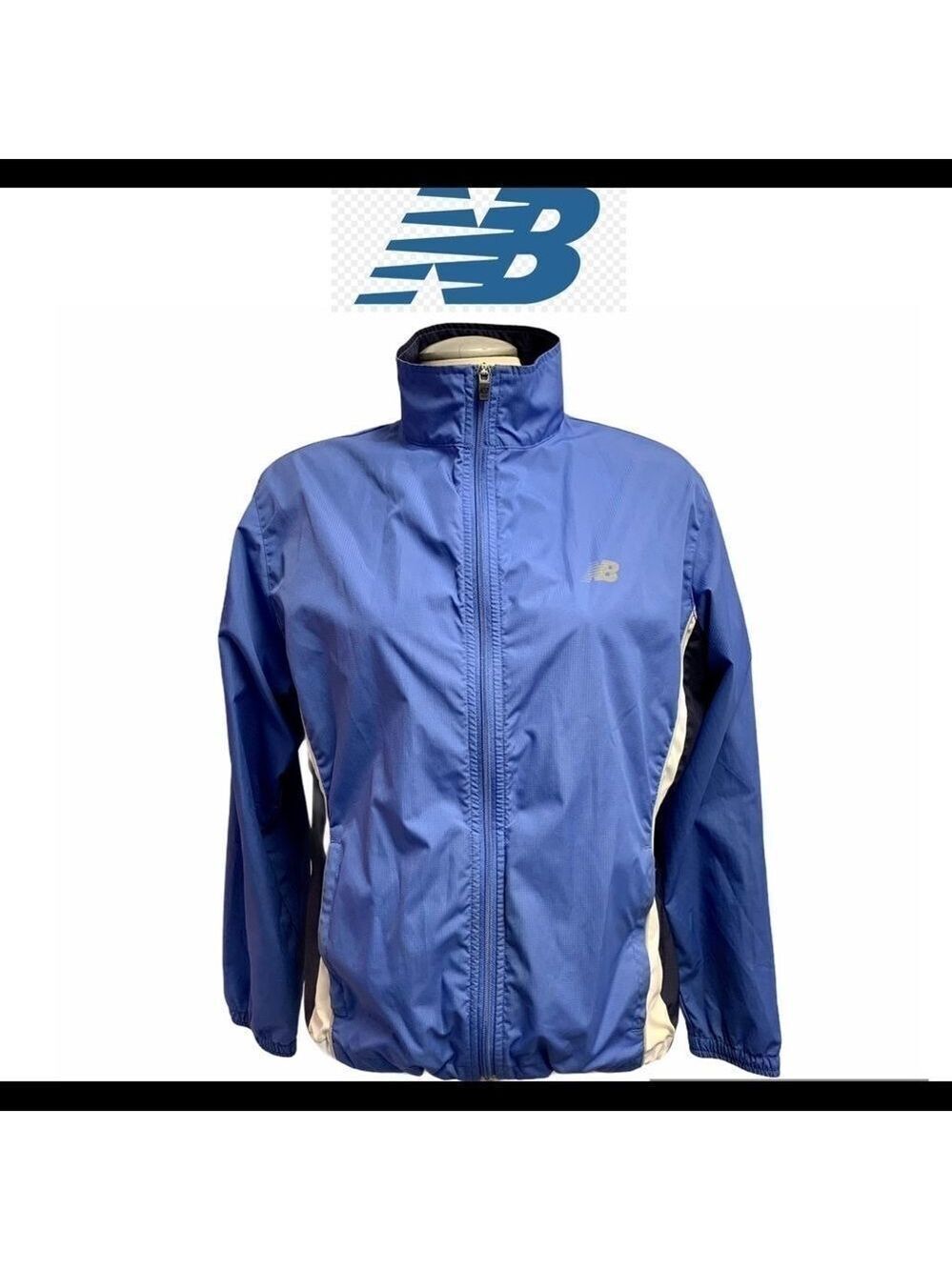 New balance periwinkle blue windbreaker jacket SzL